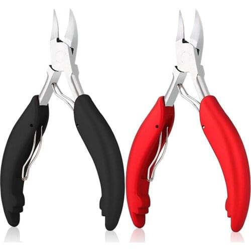 1Pcs Toenails Pedicure Foot Nail Care Tools Sharp Stong Thick Ingrown Anti Splash Stainless Steel Nail Clippers