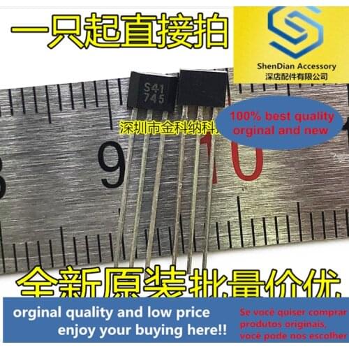 10pcs only orginal new Hall sensor SS41 screen printing S41 TO-92S Hall element imported triode