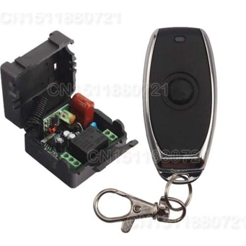 220V 1CH Receiver & Transmitter Mini Size Wireless Switch Remote Light Switch AK-RK01S-220J