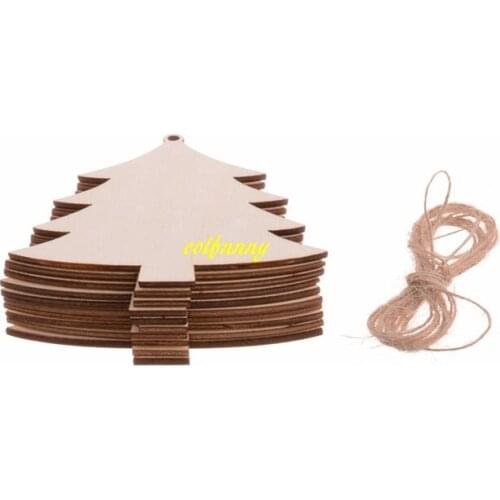 240sets/lot Christmas Snowman Tree Ornaments Wooden Chip Deer snowflake Hanging Pendant Wood Christmas Decoration Xmas Gift