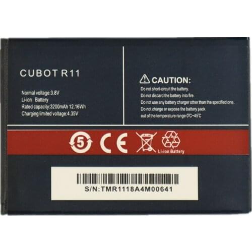 CUBOT R11 Battery For CUBOT R11 r 11 High Capacity 3200mAh Mobile Phone Batteries Replacement Lithium Polymer