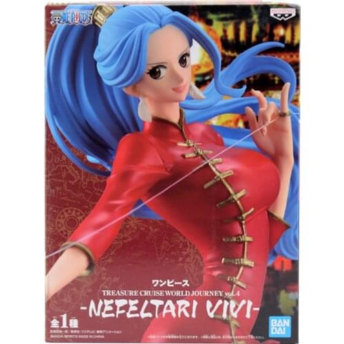 BANDAI Banpresto ONE PIECE Nefeltari Vivi Figure TREASURE CRUISE vol.4 Anime Model Doll Toys Gifts BP16399
