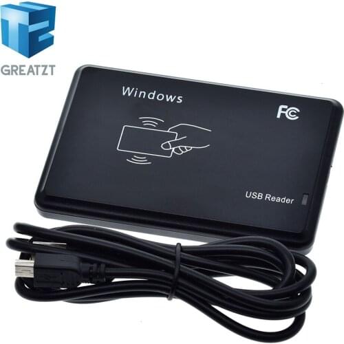 GREATZT RFID Reader USB Port EM4100 TK4100 125khz ID Contactless Sensitivity Smart Card Support Window System Linux