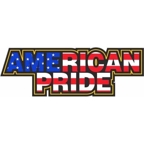 Personality 16.8CM*5.6CM Creative AMERICAN PICAN PRIDE Words Decal Car Sticker Accessories