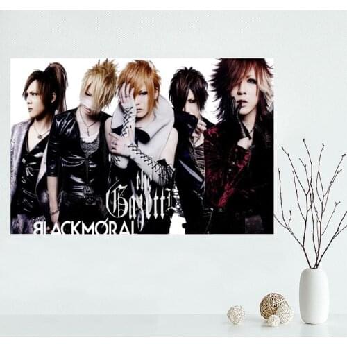 Custom GazettE Canvas Painting Poster Cloth Silk Fabric Wall Art Poster for Living Room Home Decor