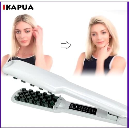 Fluffy Hair Straightener Ceramic Styling Volumizing Iron Straight Hair Flat Irons Heating MCH Fluffy Artifact Corn Perm Pliers