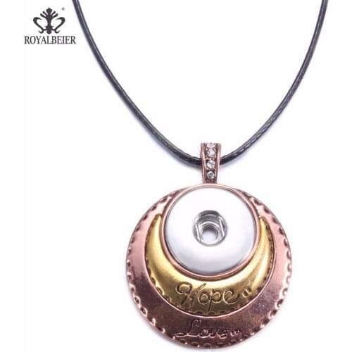 RoyalBeier Silver Color Gold Pendant Necklace Fashion Classic Necklace For Women Jewelry Dropship Women And Grilfriend Gift