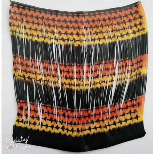 In stock 200strands/pcs Silicone Skirts Fishing Accessories, DIY spinnerbatis buzzbaits rubber jig lures, Salty Squid Rubber- 83