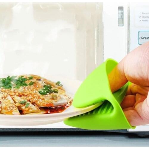 2pcs Thickened Kitchen Insulation Clip Silicone Insulation Gloves Heat-resistant Anti-scalding Clip Baking Oven Microwave Oven