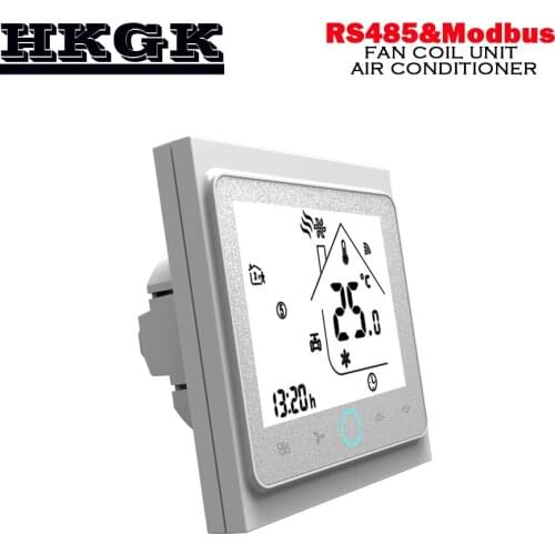RS485 4Pipe 2p thermostat for cooling/heating Control switch