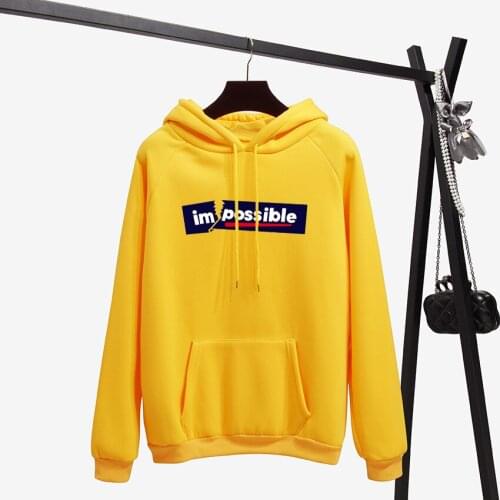 Zuolunouba Winter Fashion Thickening Women Fleece Hoodies Sweatshirt Printing Letters Harajuku Double Layer Cap Female Pullover
