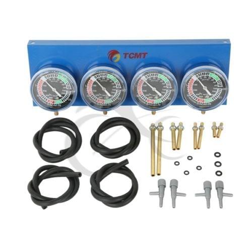 Universal 4-Carb Carburetor Synchronizer Bracket Kit For Motorcycle available
