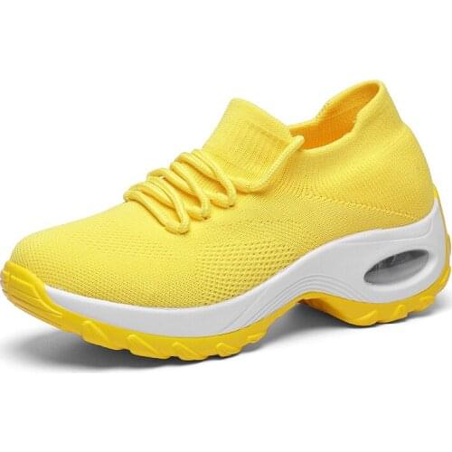 Tennis Shoes for Women 2019 New Comfortable Gym Sport Shoes Female Stability Athletic Fitness Sock Sneakers Trainers Tenis Mujer