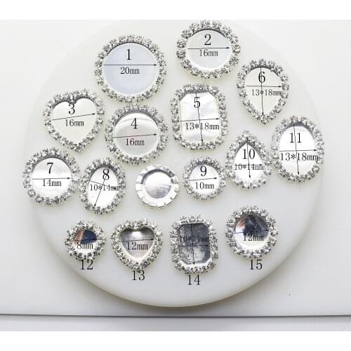 ZMASEY Fashion 10pcs/lot Mix Size Silver Diy Accessories Festival Decor Diameter Fit Jewelry Supplies For Wholesale