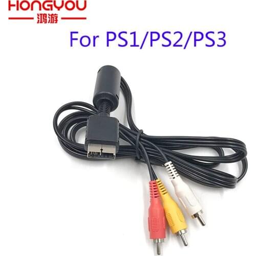1.5m Audio Video AV Cable Cord Wire RCA to AV Audio Video Wire Cable TV Lead for Sony Play station for PS1 PS2 PS3 AV Cable
