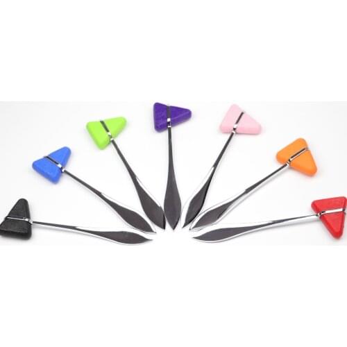 1pc Medical Triangle Taylor Percussor Percussion Neurological Hammer Percussor Diagnostic Reflex Hammer 18cm x 5cm