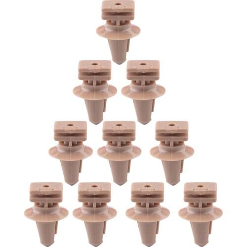 10Pcs/Set Beige Car Sill Trims & Door Entrance Clips Fit For BMW 1 3 5 6 X Series 51478262533 51477117532 51477025224