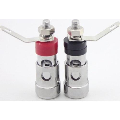 10pcs Push-type Spring Terminal Speaker Amplifier Connector Spring Self-locking Socket Pressing Terminal Block