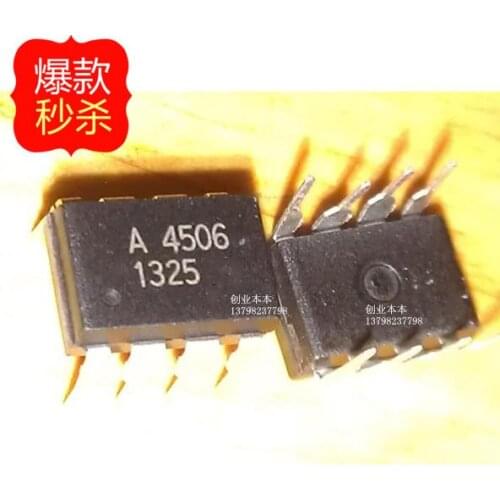 10PCS New HCPL-4506 A4506 DIP-8 package optocouplers logic output