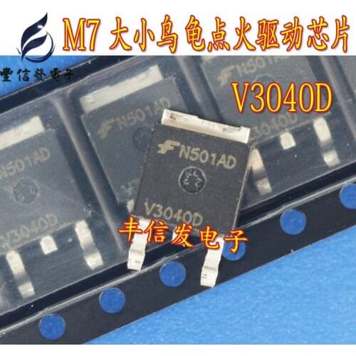 New 10pcs V3040D TO252 M7 ignition coil drive tube SMD Transistor