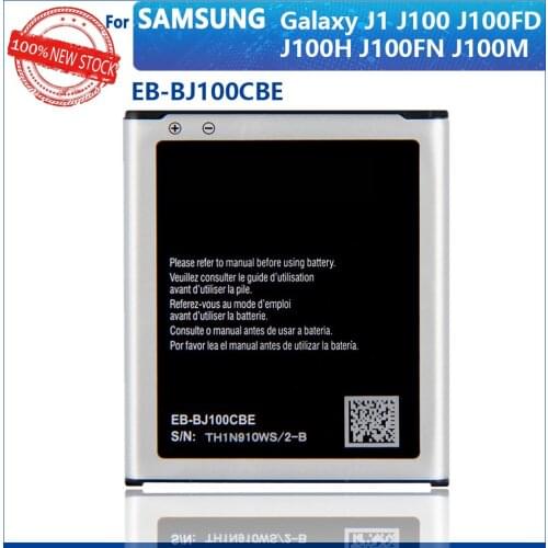 100% Original 1850mAh EB-BJ100CBE EB-BJ100BBE For Samsung Galaxy J1 j100 J100F/D J100FN J100H J100M NFC Phone + Tracking number