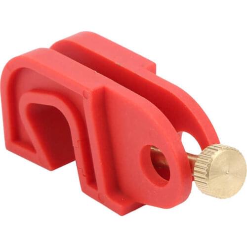 Circuit Breaker Lockout 0.4in Lockhole Reinforced Nylon High Temperature Resistant Tool Free Electrical Safety Lock
