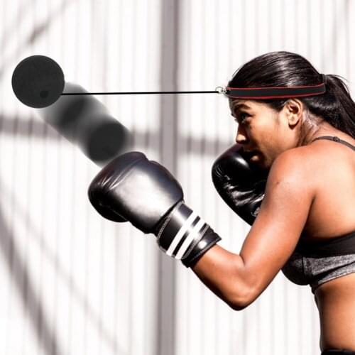 Boxing Reflex Speed Ball Elastic Rope Set Agility Training Reaction w/ Headband for Working-out Comfortable Decoration