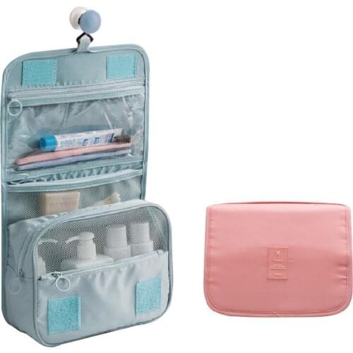Travel Hanging Toiletry Bag Cosmetic Makeup Organizer Men Women Portable Business Make up Storage Bag Beautician Wash Pouch