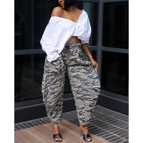 FANAN Women's Trousers Harem Pants