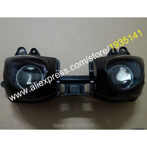 Hot Sales,Motorcycle Front Headlight For Kawasaki Ninja ZX6R 2007 2008 ZX-6R 07 08 ZX 6R Headlamp Lighting Lights Replacement