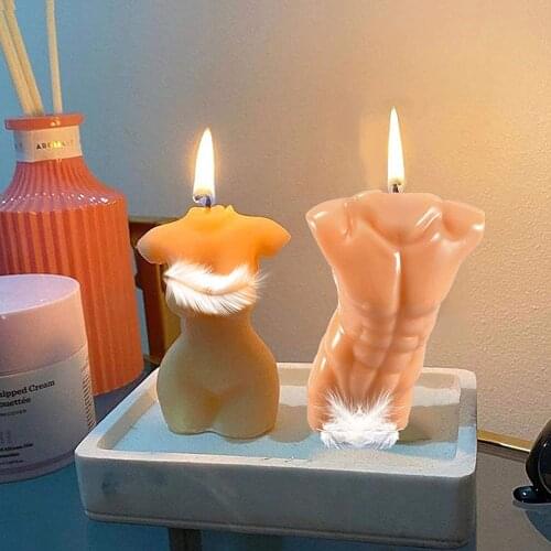 Candle Mold Body Shape Male Female Human Figure DIY Handicraft Jewelry Human Aromatherapy Plaster Wax Crafts Decor Making Tool