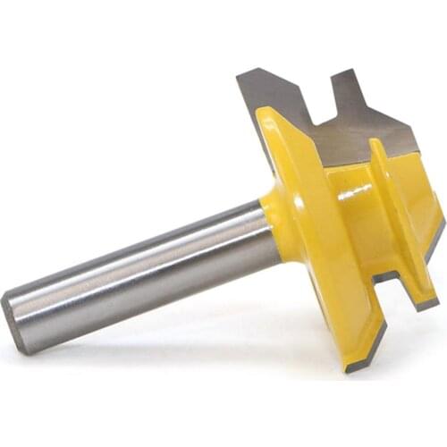 45 Degrees Woodworking Router Bit Diameter Carbide Cutter Wood Carving Door Panel Cabinet Tenon Router Bit Set Milling Cutter