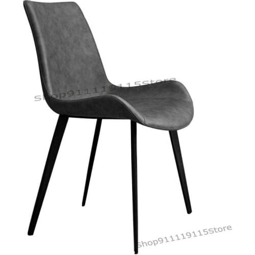 Nordic Simple Dining Chair Small Family Restaurant Family Modern Italian Minimalist Armchair Leisure Net Red Chair