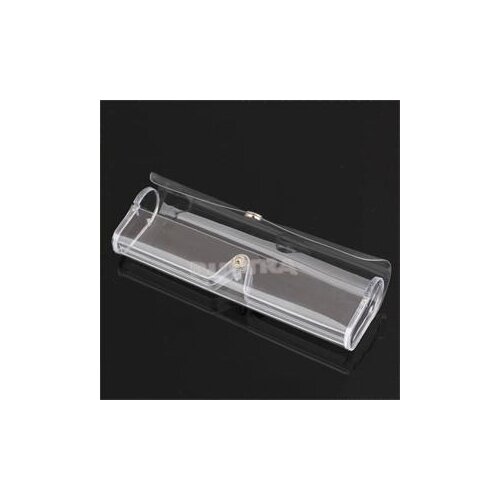 New Plastic Ultralight Boxes Portable Transparent Reading Glasses Cases For Women Men Unisex Clear Slim Glasses Cases