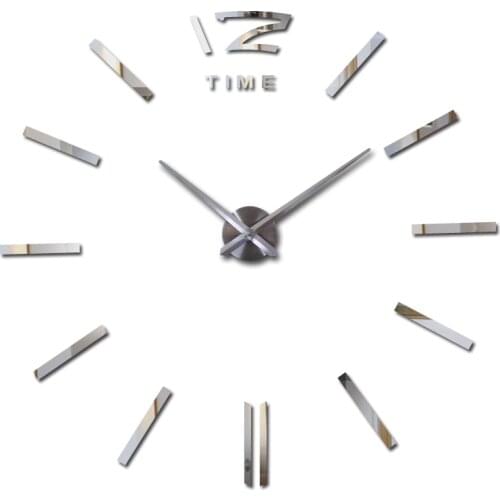 New home decorations big wall clock living room quartz Metal modern design decorative designer clocks watch