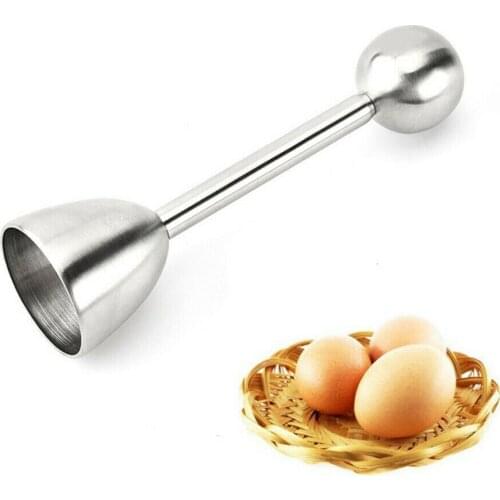 Stainless Steel Separator Eggshell Opener, Cracker Opener Separator For Removing Raw Or Hard Boiled Egg And Cracker