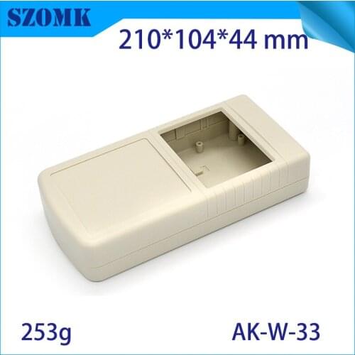 Plastic junction box szomk electronic project box (10 pcs) 210*104*44mm abs plastic enclosure project box for Diy housing
