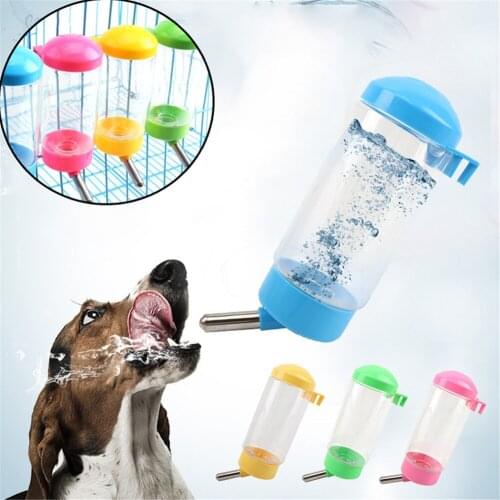 Hanging Bottle For Pet Water Fountain Cat Dog Hanger Cage Cup Puppy Drinking Kettle Travel Bowl Hamster Auto Food Feeders