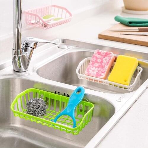 Sink Shelf Soap Sponge Drain Rack Kitchen Bathroom Sink Organizer Storage Holder kitchen Accessories Wash