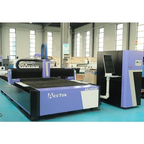 AKJ1530F2 Cutting Metal With Laser Machine 1000W International Laser Cutting And Acrylic Manufacturer