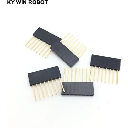 Special Female Header Connector PC104 2.54 Spacing 1*8/8P Pin Long 11MM 50pcs/lot
