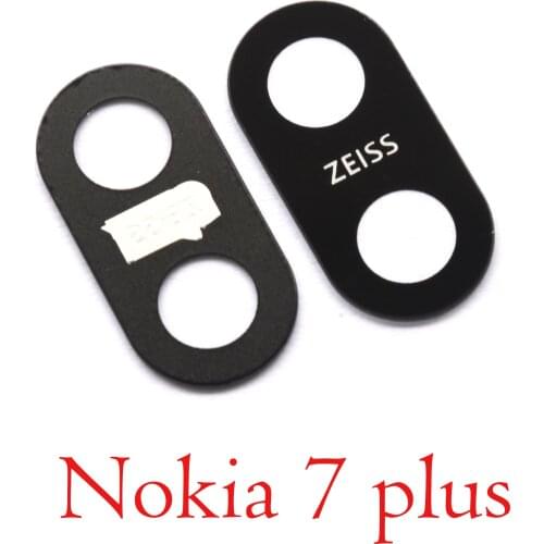 Back camera glass lens for Nokia 7 plus with sticker for Nokia 7P