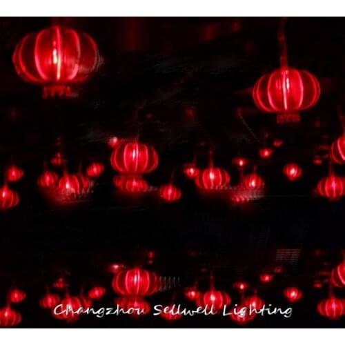 GREAT!Red lamp wedding lighting hotel light lantern star bulb H012