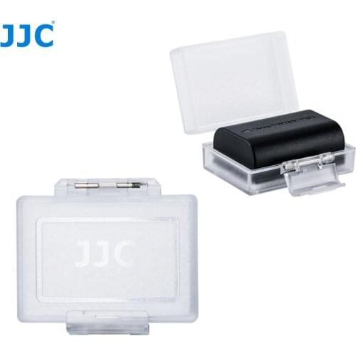 JJC Water-Resistant Camera Battery Case Protector for Canon 5DM4 5DM3 80D 77D 70D 760D M5 M6 Nikon D810 D750 D7200 D5600 D3400