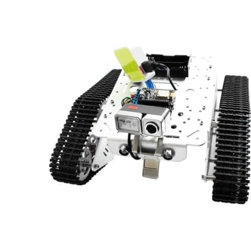 WiFi RC Video Tank with NodeMCU Development Kit with L293D Motor Shield With Camera T300