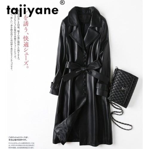 Tajiyane Coats and Jackets Women Clothes Real Genuine Leather Jacket Sheepskin Coat Female 2021 Winter Long Coat D8512Q80 WPY517