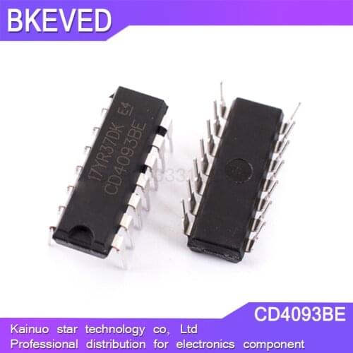 10PCS CD4093BE HCF4093BE CD4093 DIP DIP-14 CD4072BE CD4072 CD4073BE CD4073 CD4077BE CD4077 CD4078BE CD4078 CD4081BE CD4081
