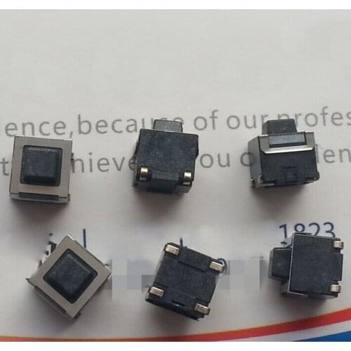 10pcs/lot Original Alps SKPNACE010 silica gel touch switch 6 * 6 * 7 silent mute button reset 4pin Push button Switch