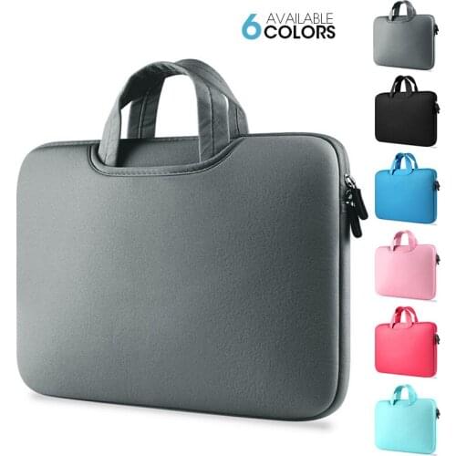 11 12 13 14 15 15.6 inch Laptop Bag Computer Sleeve Case Handbags Dual Zipper Shockproof Notebook Cover For all laptop