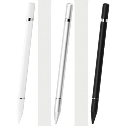 5pcs/lot 2in1 Capacitive Screen Touch Pen Mobile Phone Smart Pen Accessory Stylus For Iphone Android Tablet Pen Drawing Pencil